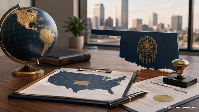 Foreign businesses registered in Oklahoma office setup