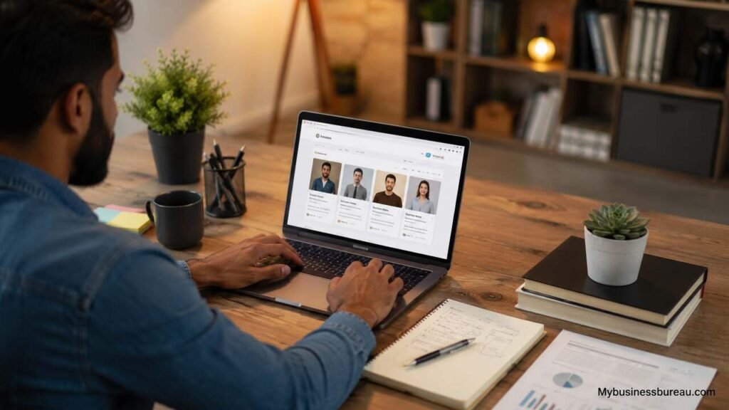 Freelancer working online to find high paying clients on top freelancing platforms