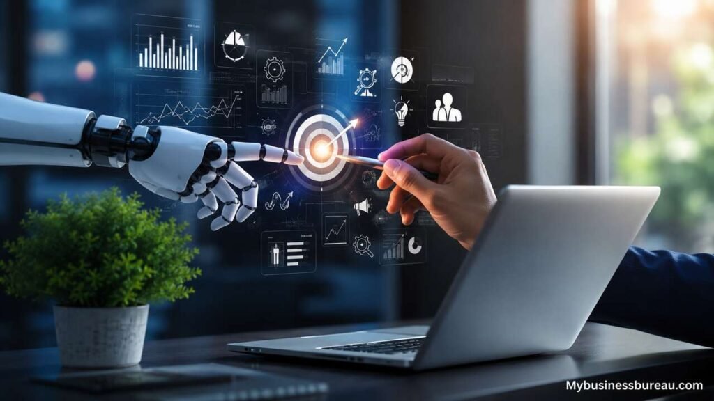 AI marketing and sales growth strategy dashboard