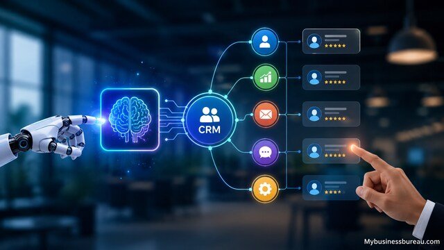 AI integration with CRM systems dashboard