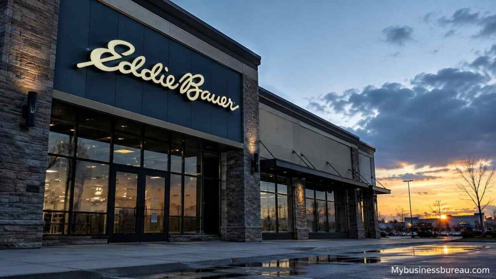 Is Eddie Bauer Going Out of Business? The Complete 2026 Update on Store Closures, and Bankruptcy Eddie Bauer store exterior during sunset in 2026
