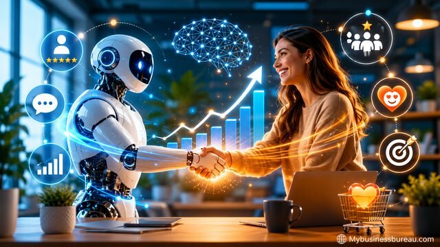 Artificial intelligence helping businesses improve customer value through automation and personalized experiences