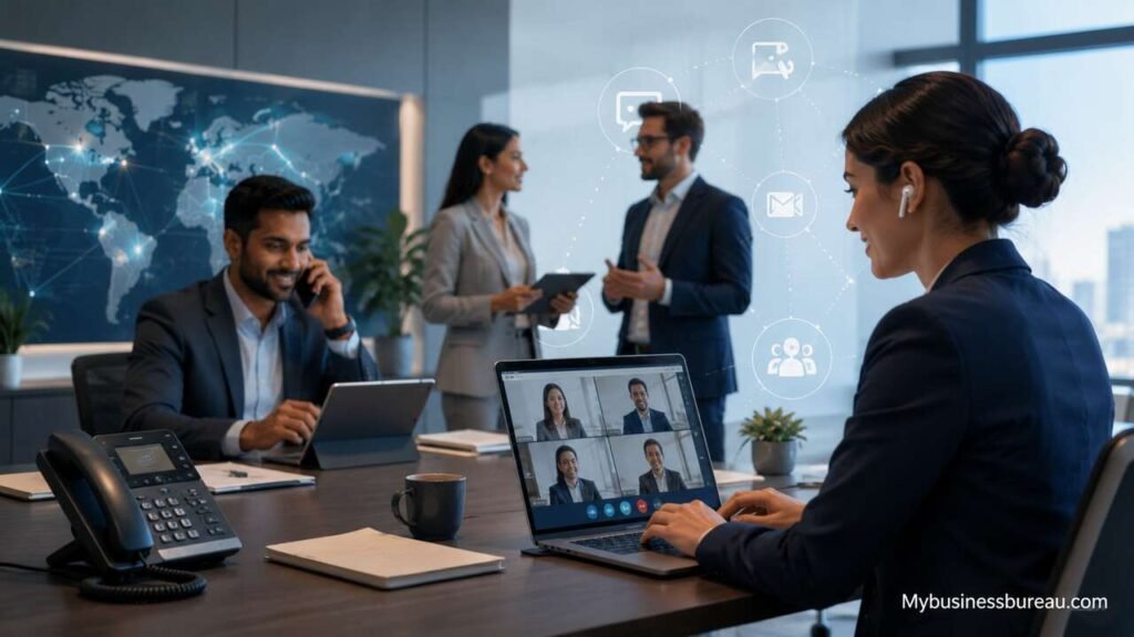 Business Communication Solution: Build a Connected, Productive, and Scalable Business team using a connected communication solution