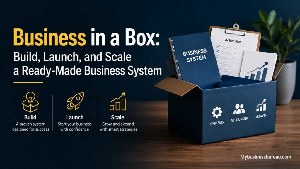 Business in a Box: Build, Launch, and Scale a Ready-Made Business System Business in a Box ready-made business system for entrepreneurs