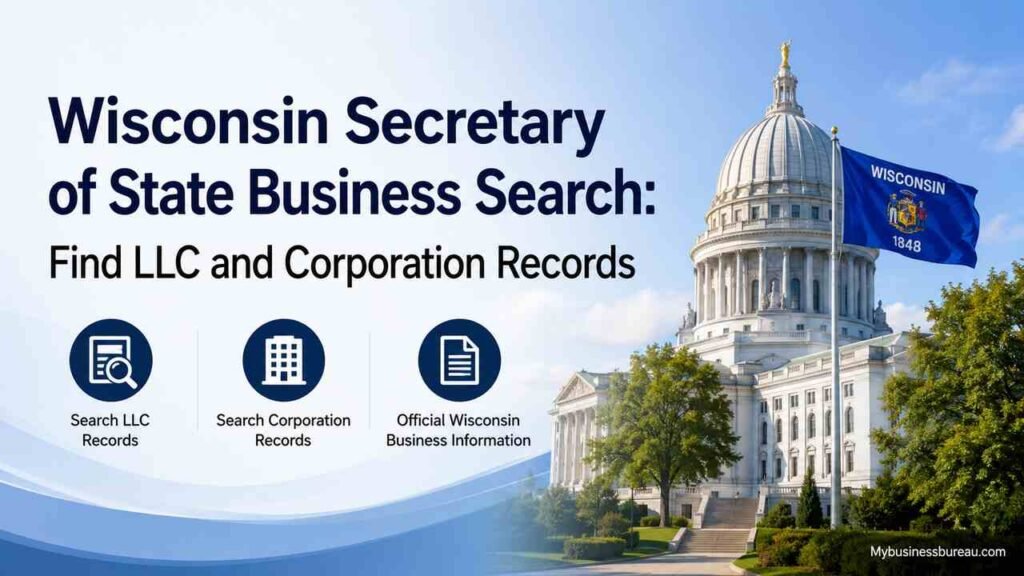 Wisconsin Secretary of State Business Search: Find LLC and Corporation Records Wisconsin Secretary of State Business Search records image