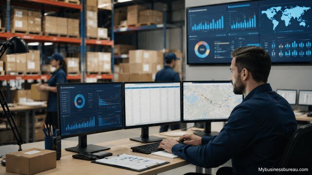Store operations and inventory monitoring dashboard