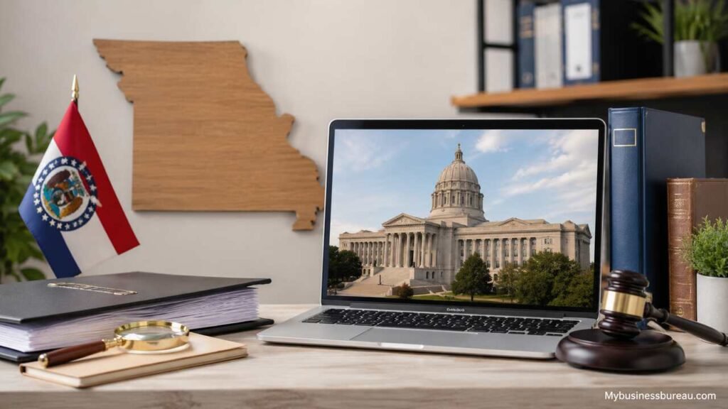 Missouri business entity search and business records management