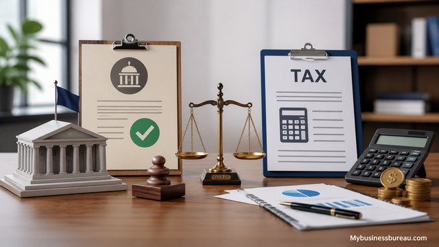 State registration and tax registration business compliance documents