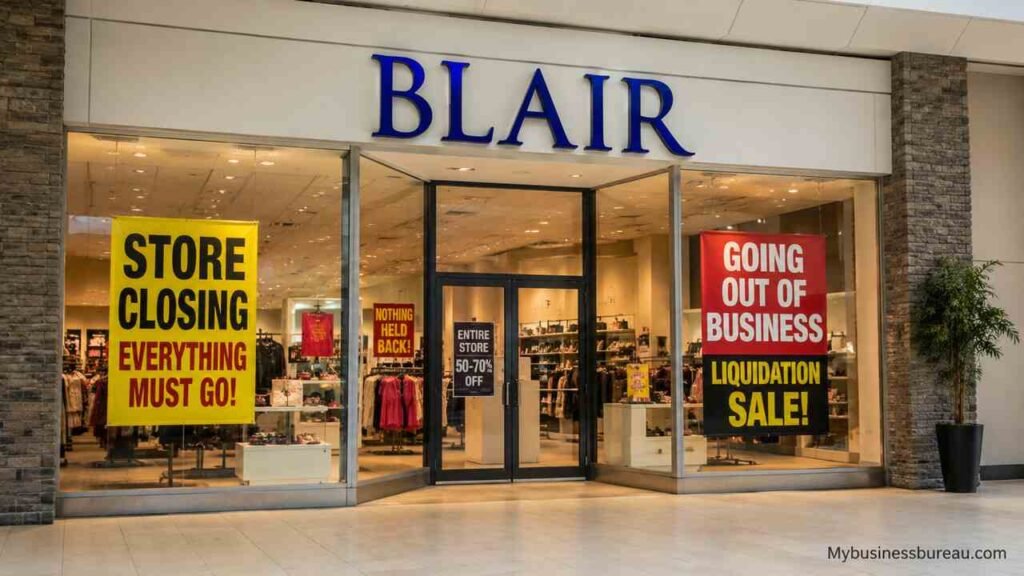 Is Blair Going Out of Business? Latest Updates, Financial Status, and Store Closures Blair store with going out of business signs