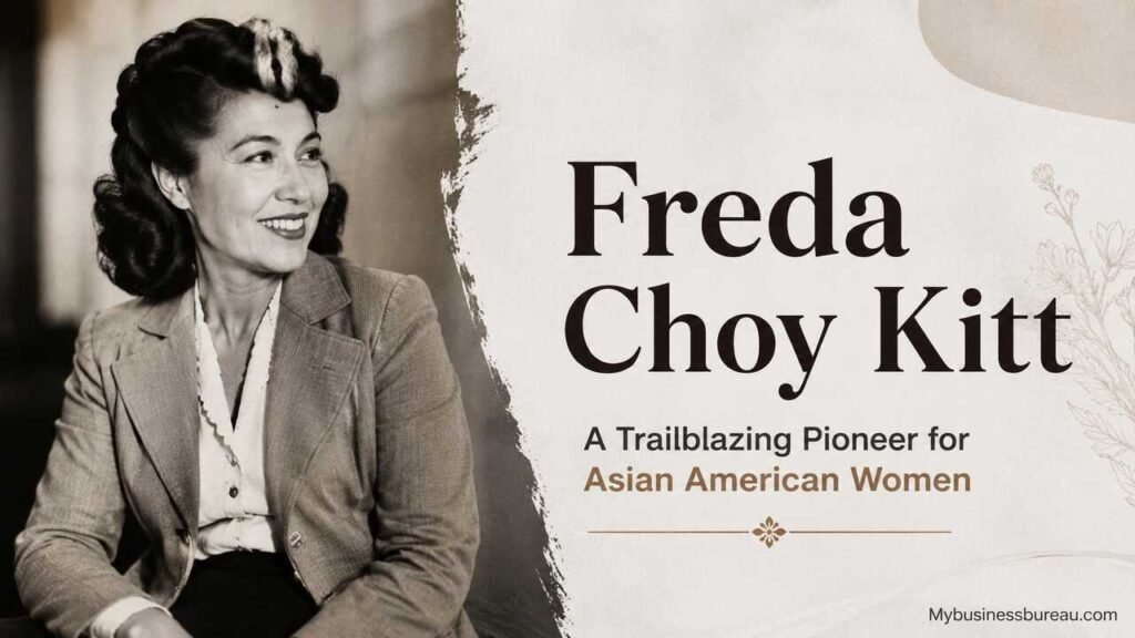 Freda Choy Kitt: Biography, Marriage to Charles McGraw, and Public Legacy Freda Choy Kitt portrait with biography and Charles McGraw title