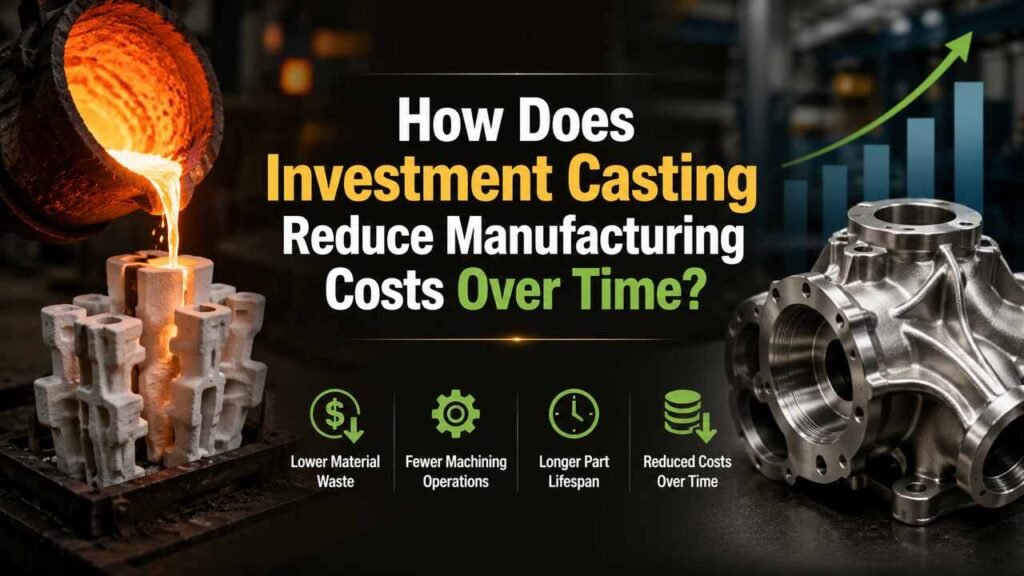 How Does Investment Casting Reduce Manufacturing Costs Over Time? Investment casting process reducing long-term manufacturing costs
