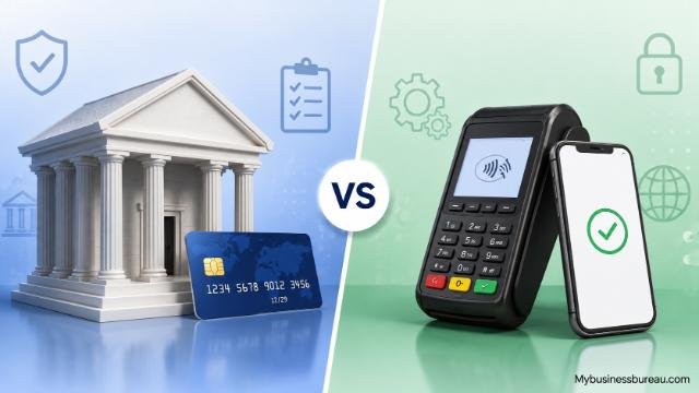 Merchant account vs payment processor requirements comparison