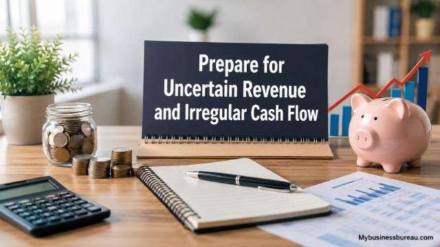 Financial planning for uncertain revenue and irregular cash flow