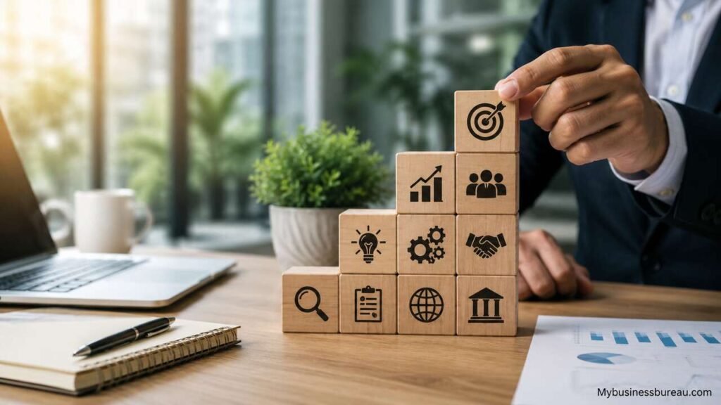 Business building strategy for growing and strengthening a successful business