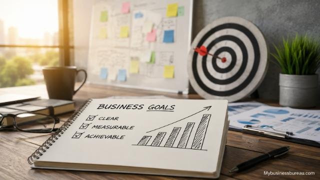 Define business goals with clear and measurable objectives