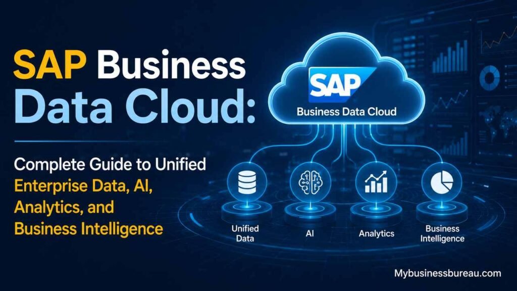 SAP Business Data Cloud unified enterprise data AI analytics dashboard