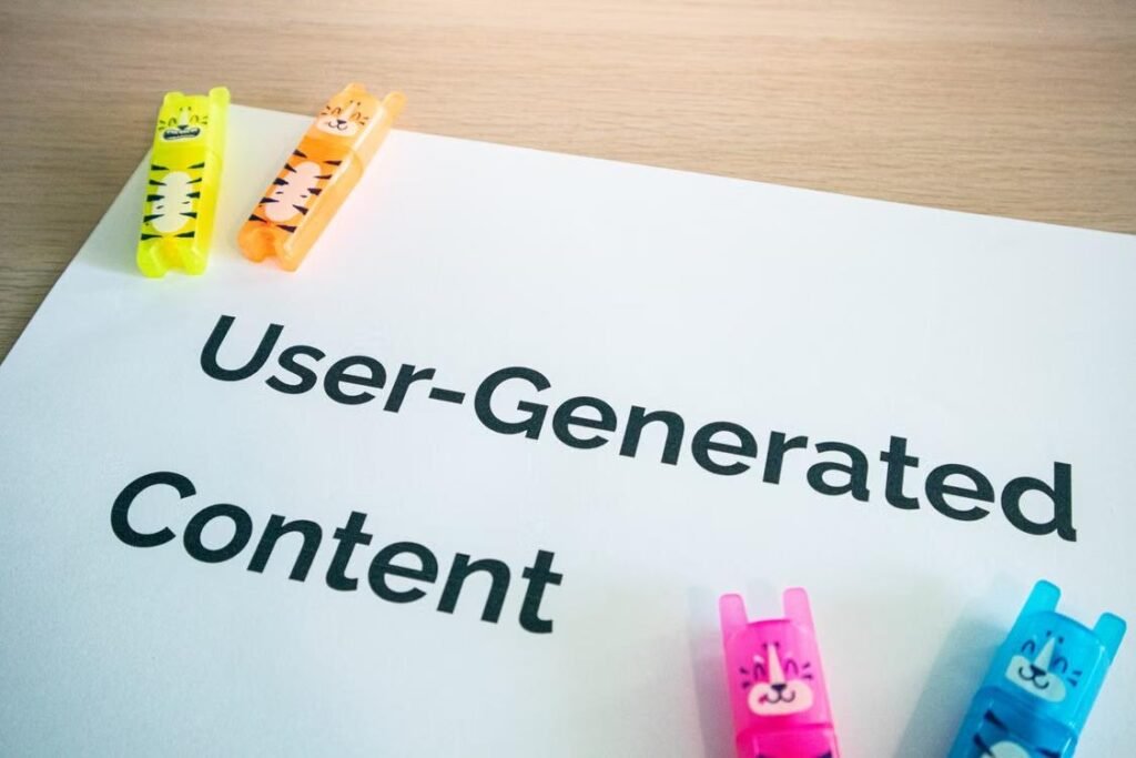 User-generated content representing user-generated marketing and brand proof