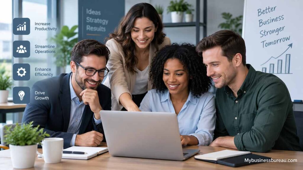 Why Use Uhoebeans Software in Business? Benefits, Uses, and Practical Value Business team using Uhoebeans Software for improved productivity and efficiency.